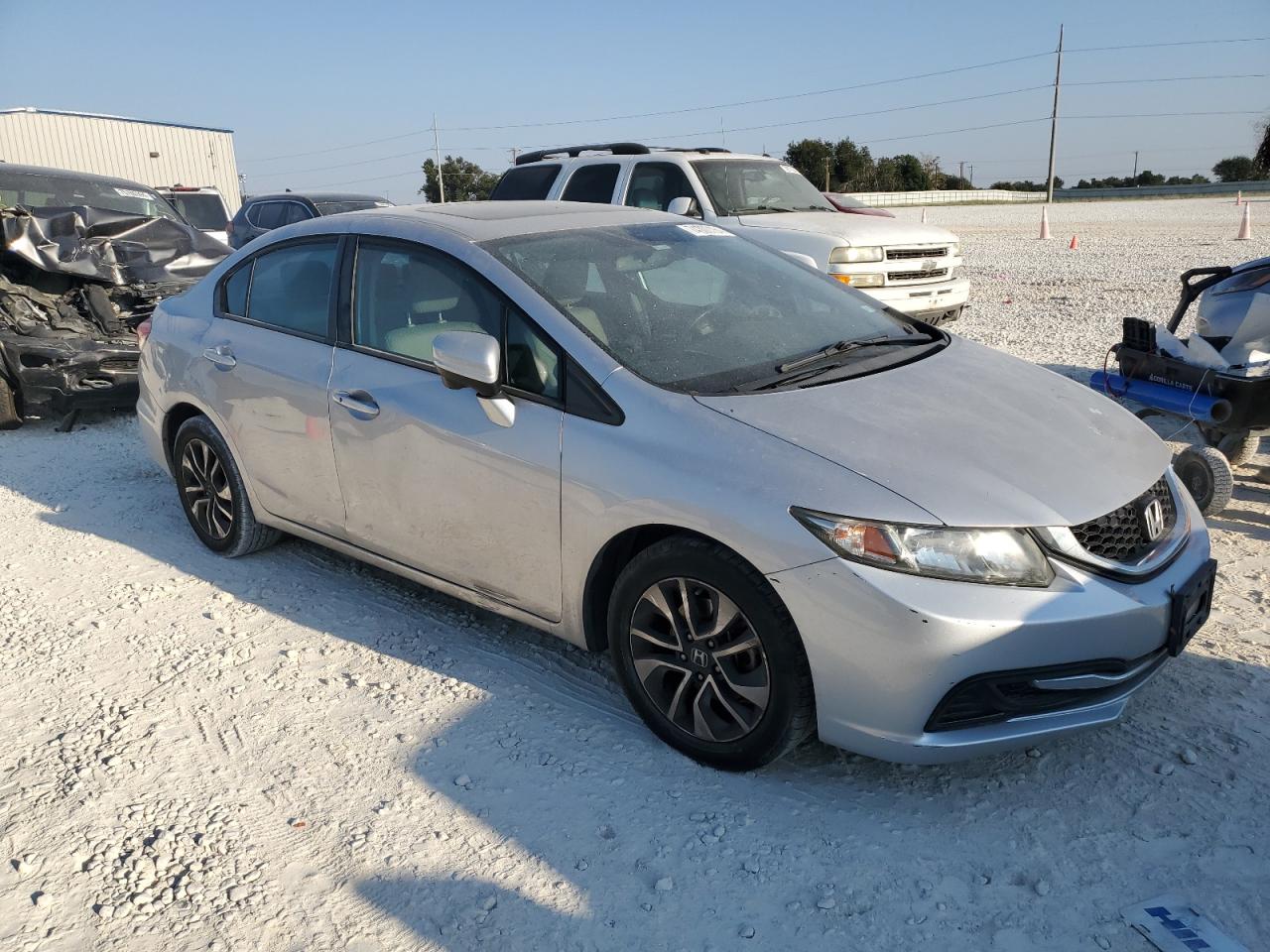 2014 Honda Civic Ex VIN: 19XFB2F87EE040233 Lot: 74000164