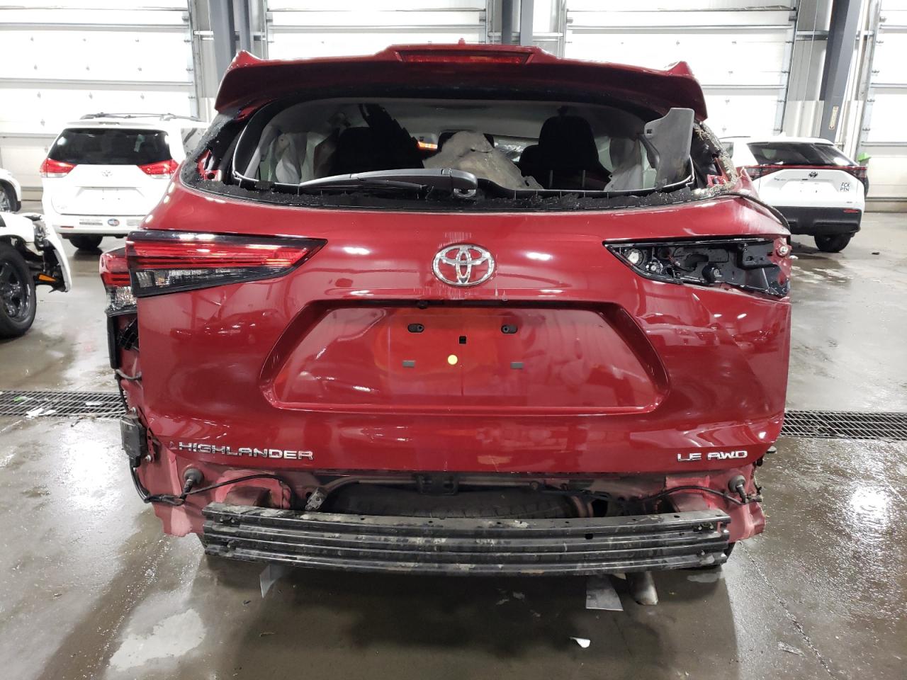 2021 Toyota Highlander L VIN: 5TDBZRBHXMS532140 Lot: 75426894