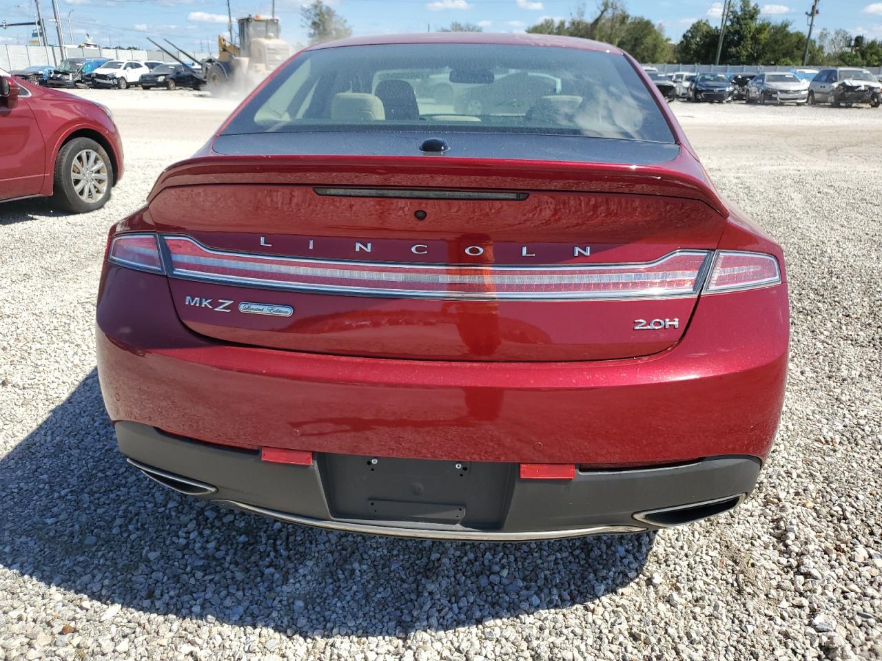 2019 Lincoln Mkz Reserve Ii VIN: 3LN6L5MUXKR620994 Lot: 76029304