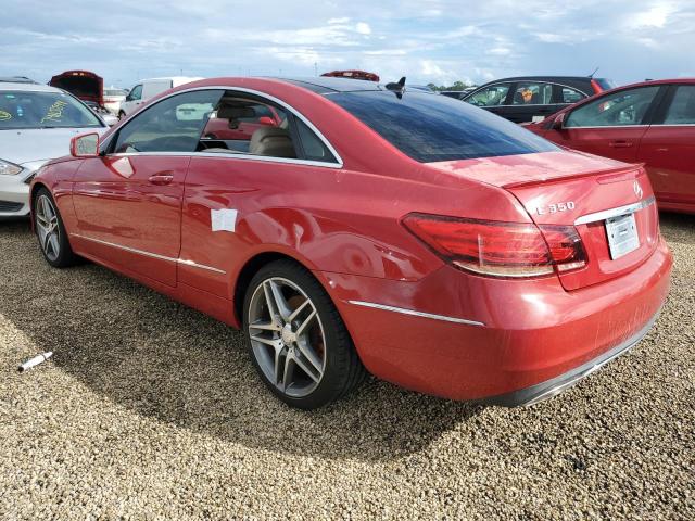  MERCEDES-BENZ E-CLASS 2014 Червоний