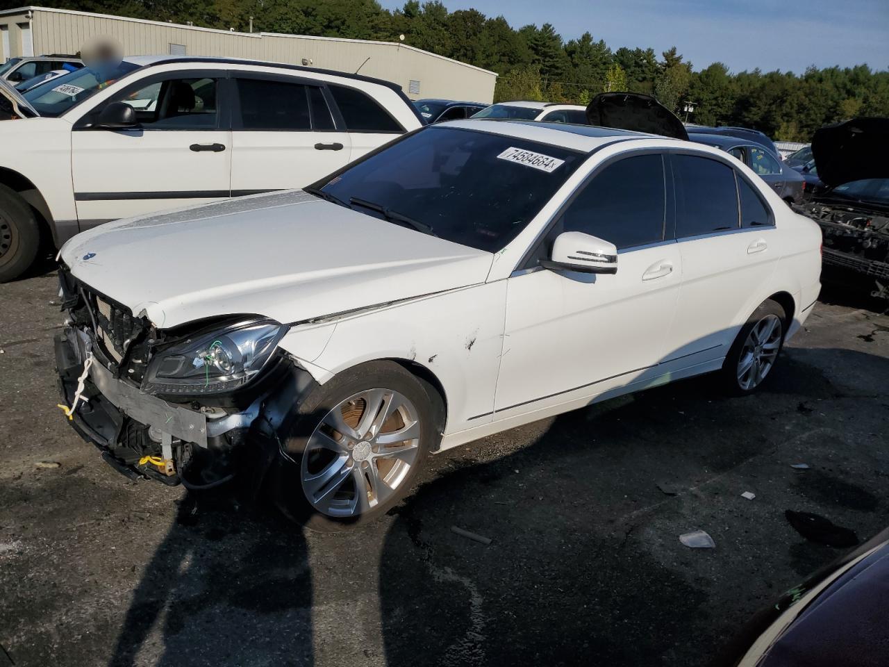 VIN WDDGF8ABXDA801830 2013 MERCEDES-BENZ C-CLASS no.1