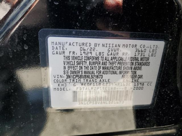 3N1CP5BV8NL521673 Nissan Kicks S 13