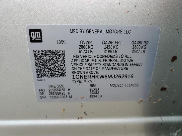 1GNERHKW6MJ262916 Chevrolet Traverse L 14