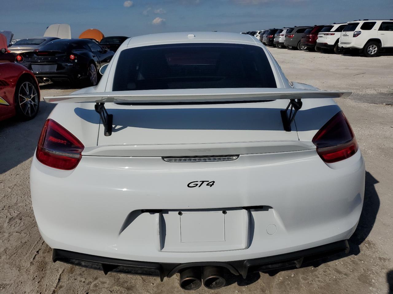 2016 Porsche Cayman Gt4 VIN: WP0AC2A84GK192615 Lot: 74104694