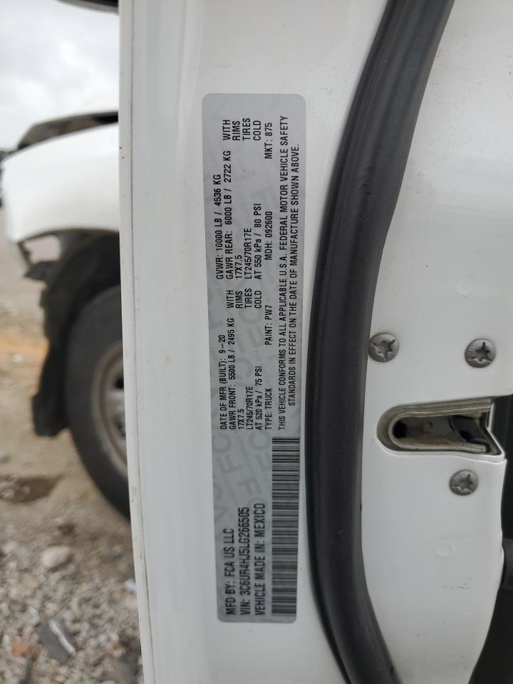 2020 Ram 2500 Tradesman VIN: 3C6UR4HJ5LG266505 Lot: 78585194