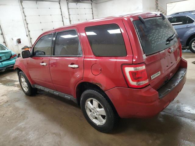  FORD ESCAPE 2012 Czerwony