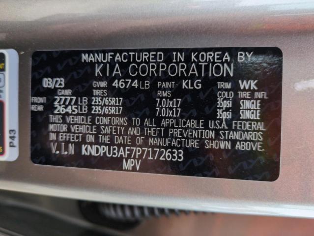 KNDPU3AF7P7172633 Kia Sportage L 14