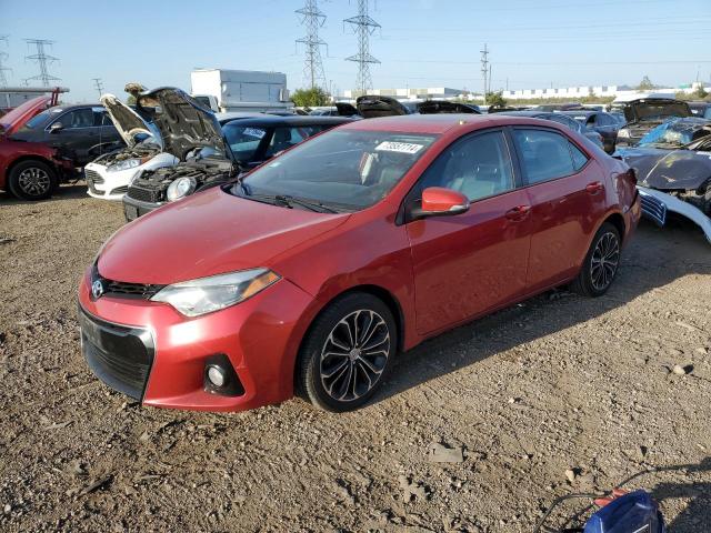  TOYOTA COROLLA 2014 Червоний