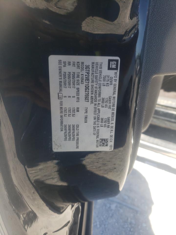 3GTP2VE71DG276927 2013 GMC Sierra K1500 Sle