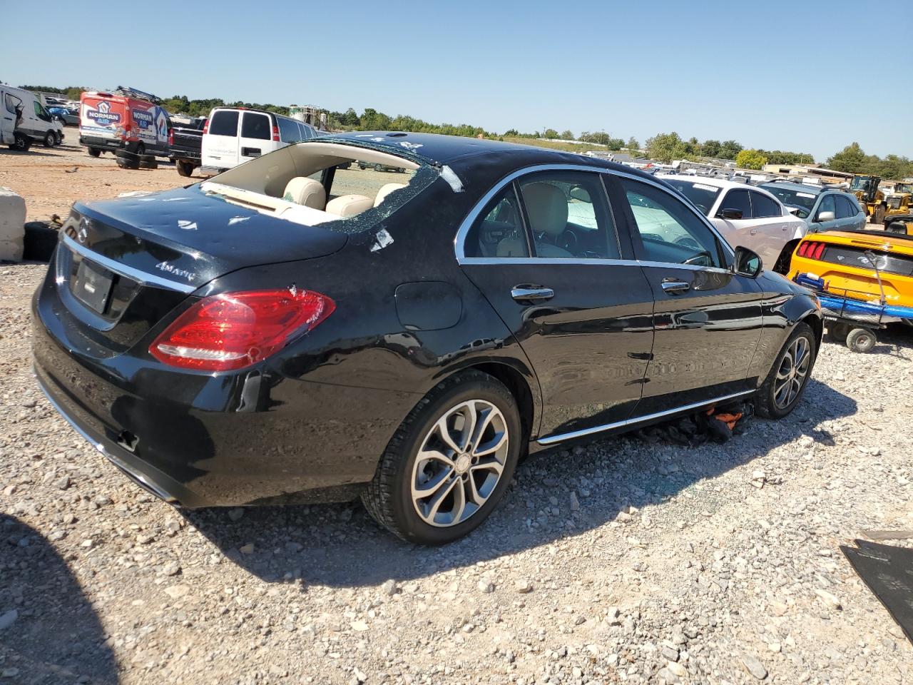 VIN 55SWF4KB0FU023933 2015 MERCEDES-BENZ C-CLASS no.3