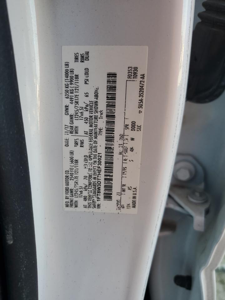 1FT8W3DT7HEF30021 2017 FORD F350 - Image 14