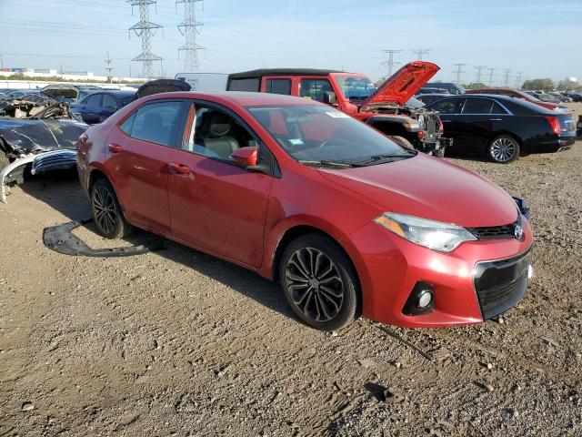  TOYOTA COROLLA 2014 Червоний