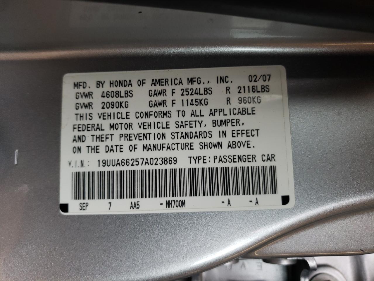 2007 Acura TL - Image 12