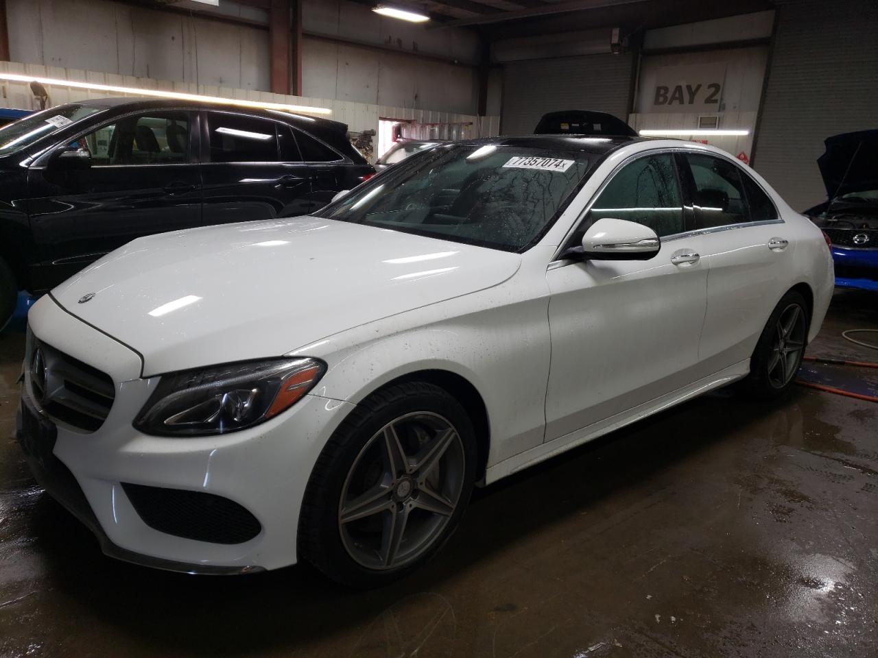 VIN 55SWF4KB3FU064668 2015 MERCEDES-BENZ C-CLASS no.1