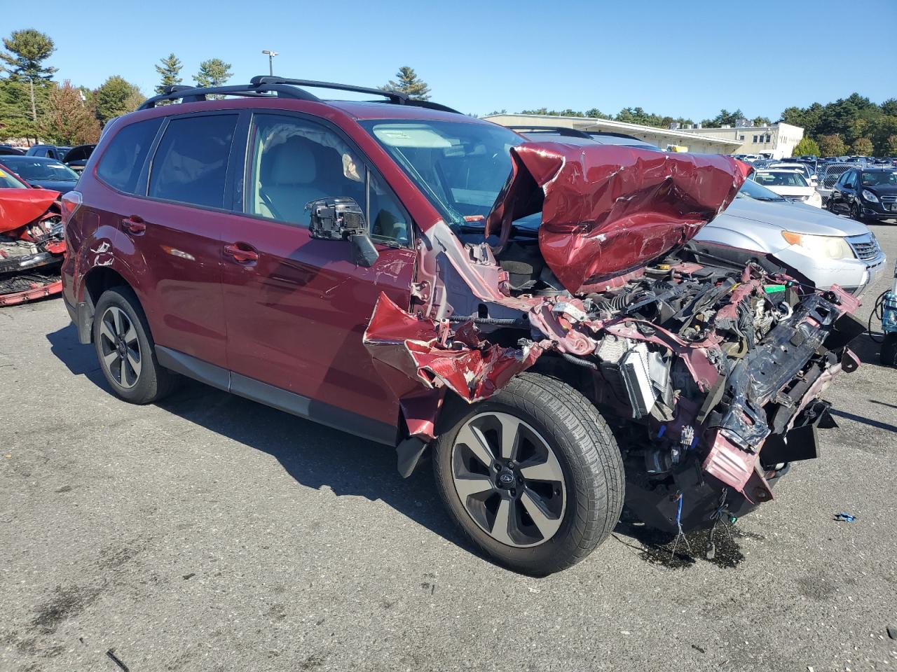 2018 Subaru Forester 2.5I Premium VIN: JF2SJAECXJG490682 Lot: 75084994