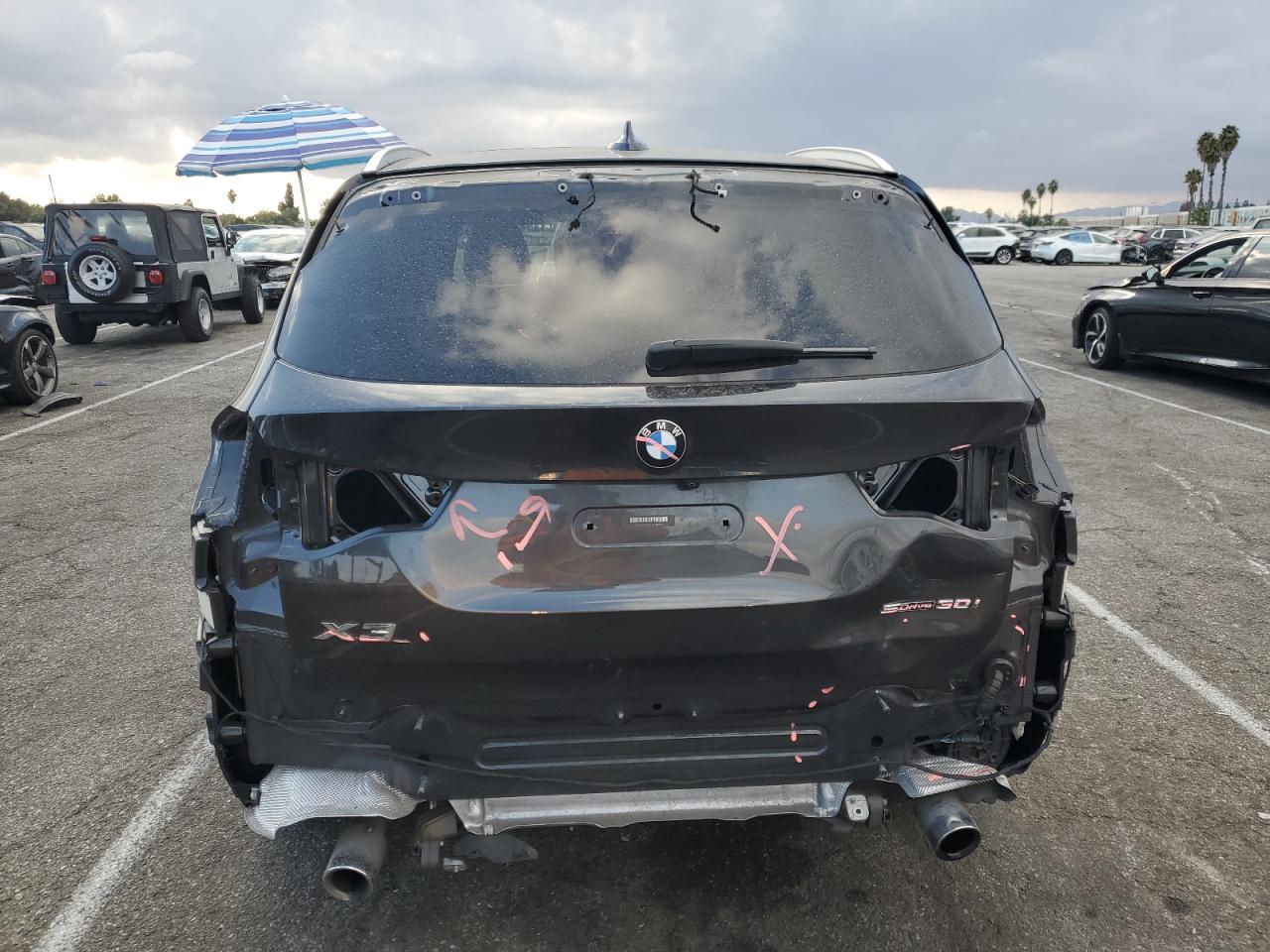 VIN 5UXTY3C06M9H18805 2021 BMW X3 no.6