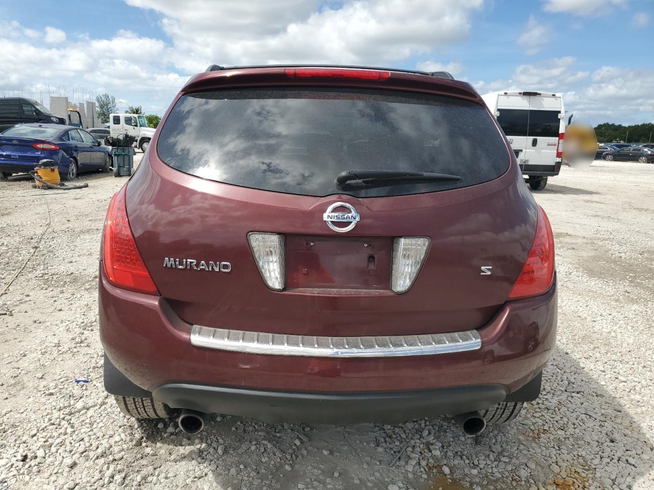 2007 Nissan Murano Sl VIN: JN8AZ08T27W513948 Lot: 75275684