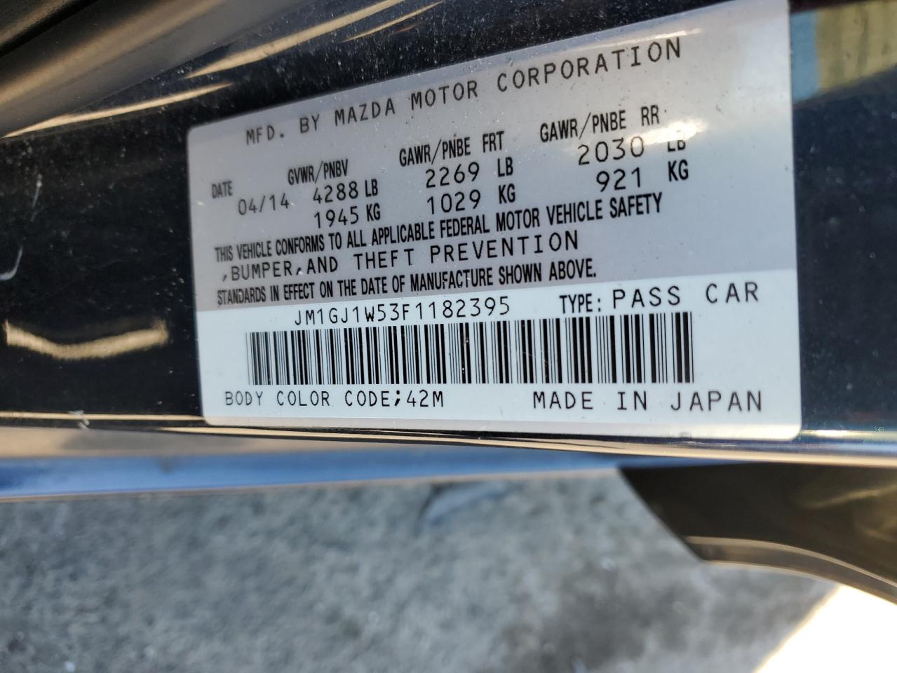 2015 Mazda 6 - Image 14