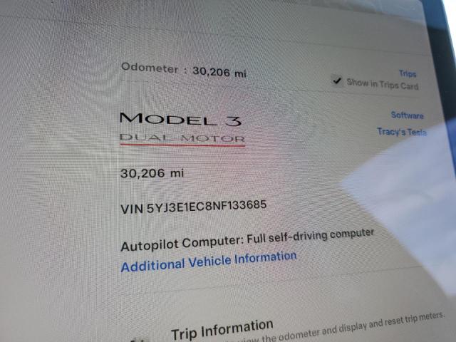 5YJ3E1EC8NF133685 Tesla Model 3  13