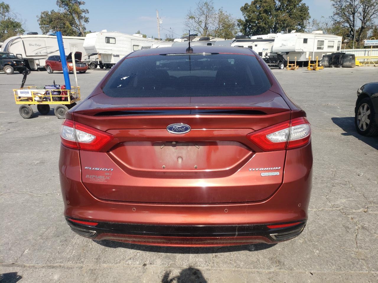 2014 Ford Fusion Titanium VIN: 3FA6P0K93ER141997 Lot: 73717134