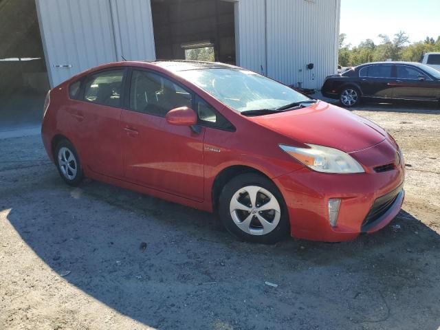  TOYOTA PRIUS 2012 Czerwony