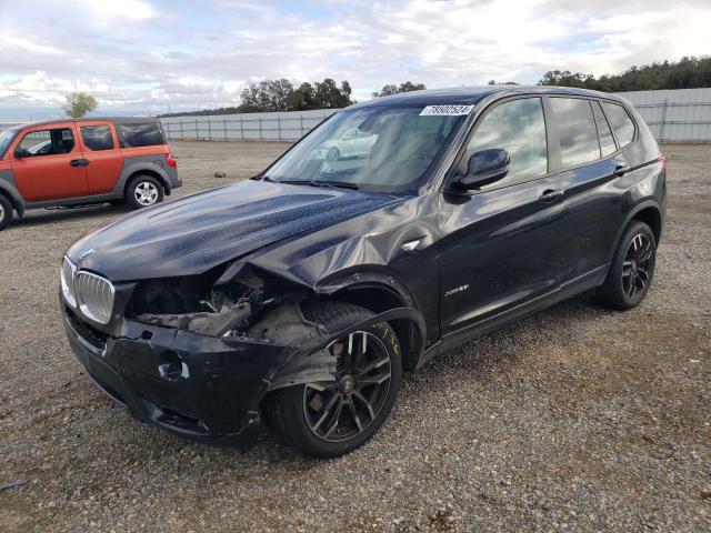 2011 Bmw X3 Xdrive28I de vânzare în Anderson, CA - Front End