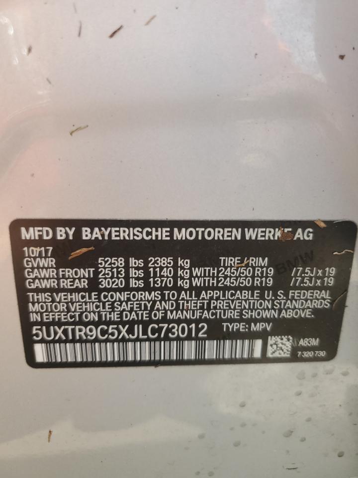 5UXTR9C5XJLC73012 2018 BMW X3 - Image 14