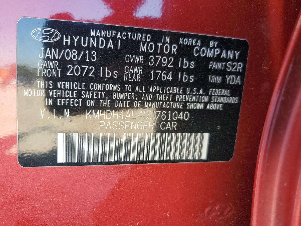 2013 Hyundai Elantra - Image 14
