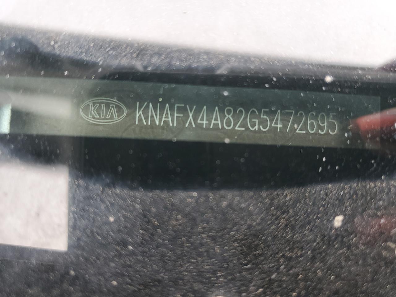 KNAFX4A82G5472695 2016 Kia Forte Ex