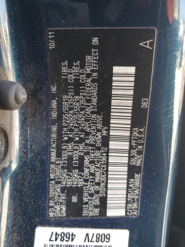 2012 Toyota Sienna - Image 13