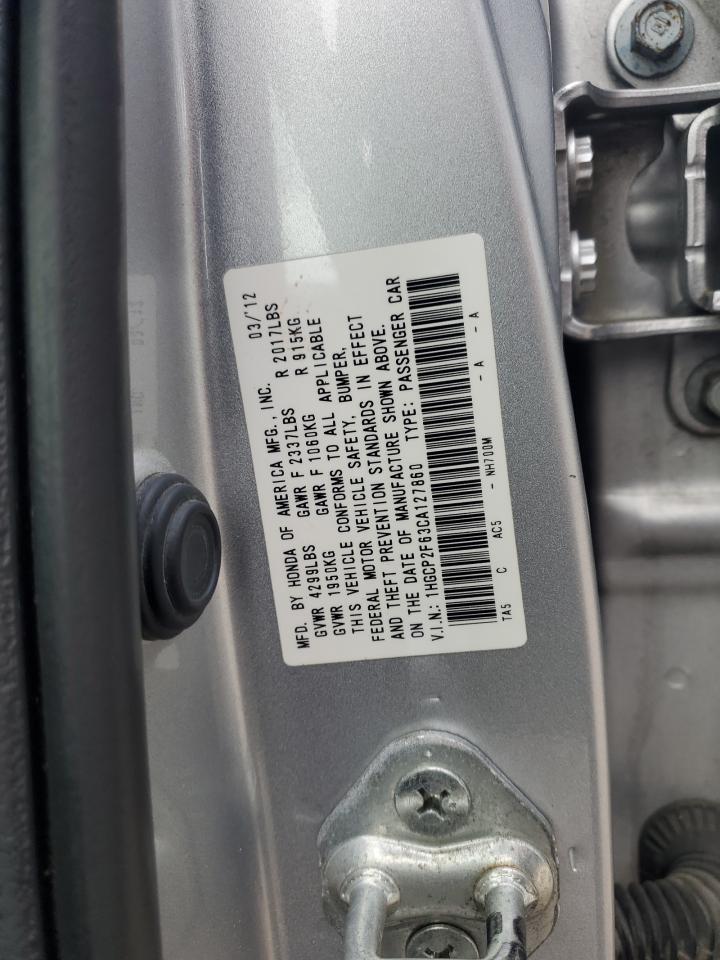 1HGCP2F63CA127860 2012 Honda Accord Se