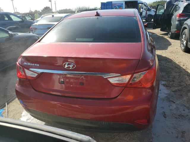  HYUNDAI SONATA 2014 Красный