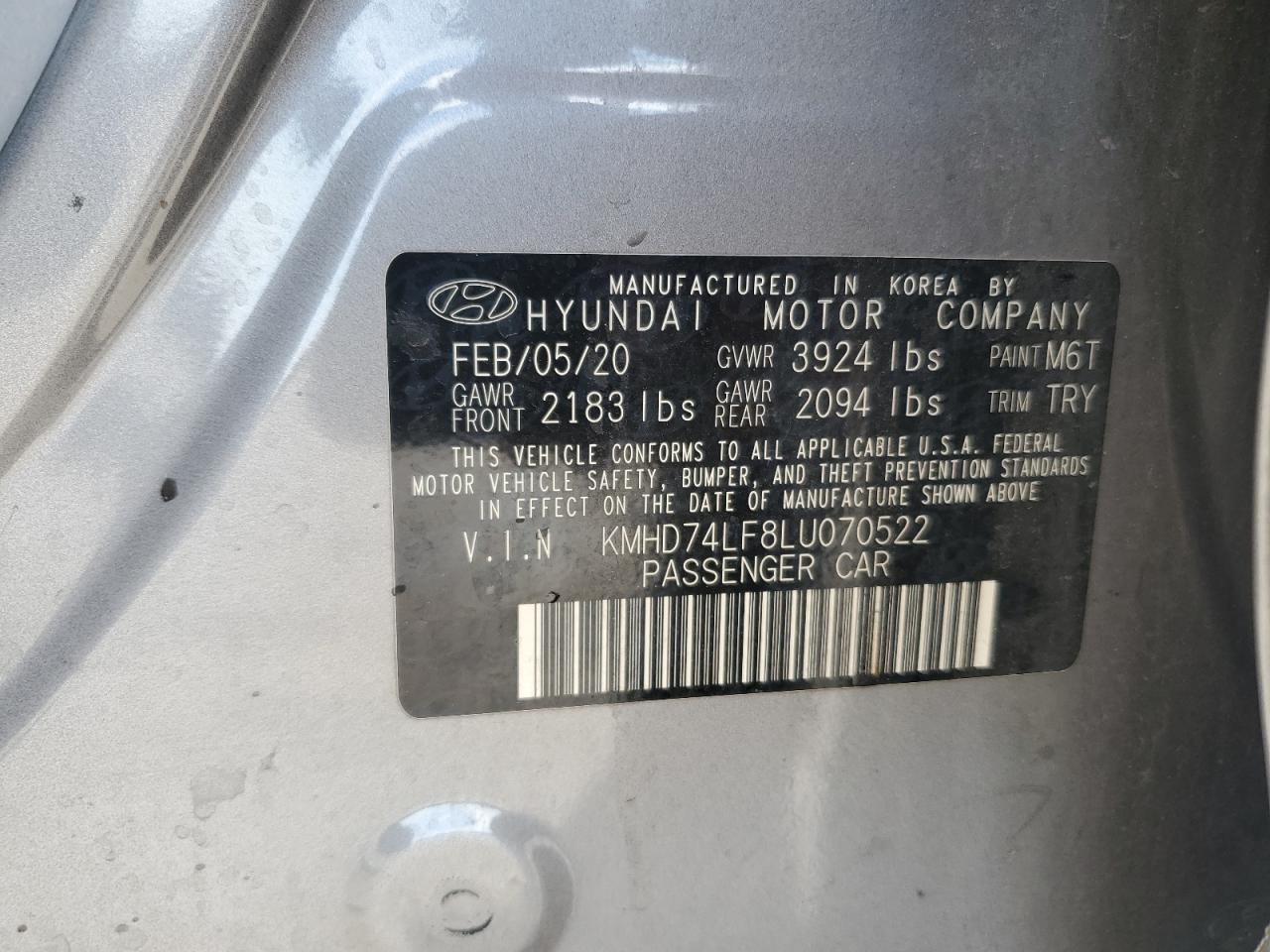 2020 Hyundai Elantra - Image 14