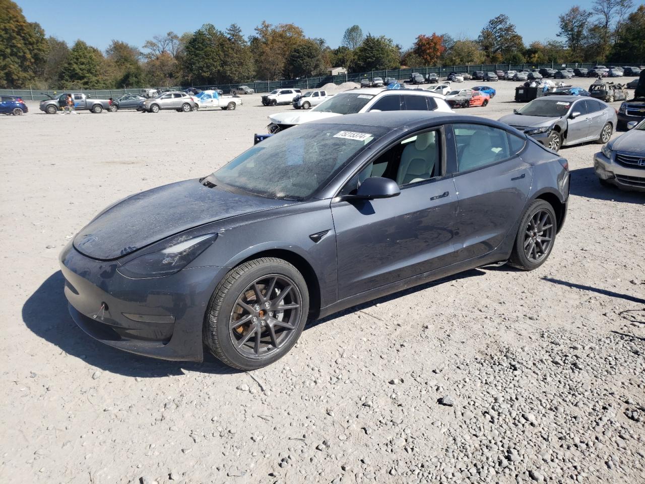 2021 Tesla Model 3 VIN: 5YJ3E1EB9MF903060 Lot: 75215374