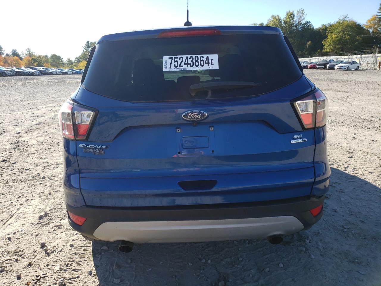 2017 Ford Escape Se VIN: 1FMCU9G9XHUE61314 Lot: 75243864