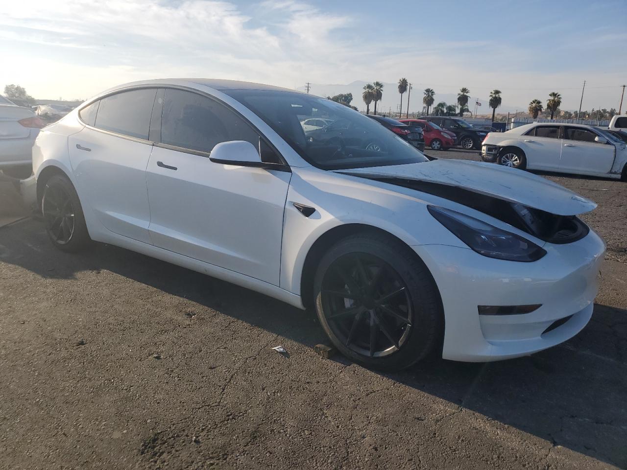 VIN 5YJ3E1EA6NF194709 2022 TESLA MODEL 3 no.4