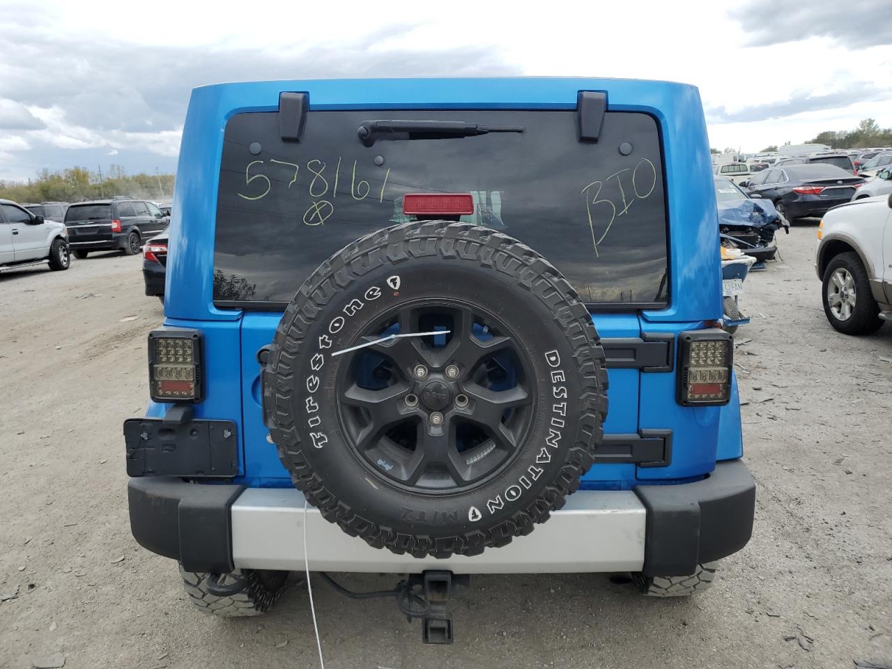 2015 Jeep Wrangler Unlimited Sahara VIN: 1C4BJWEGXFL578161 Lot: 75833044