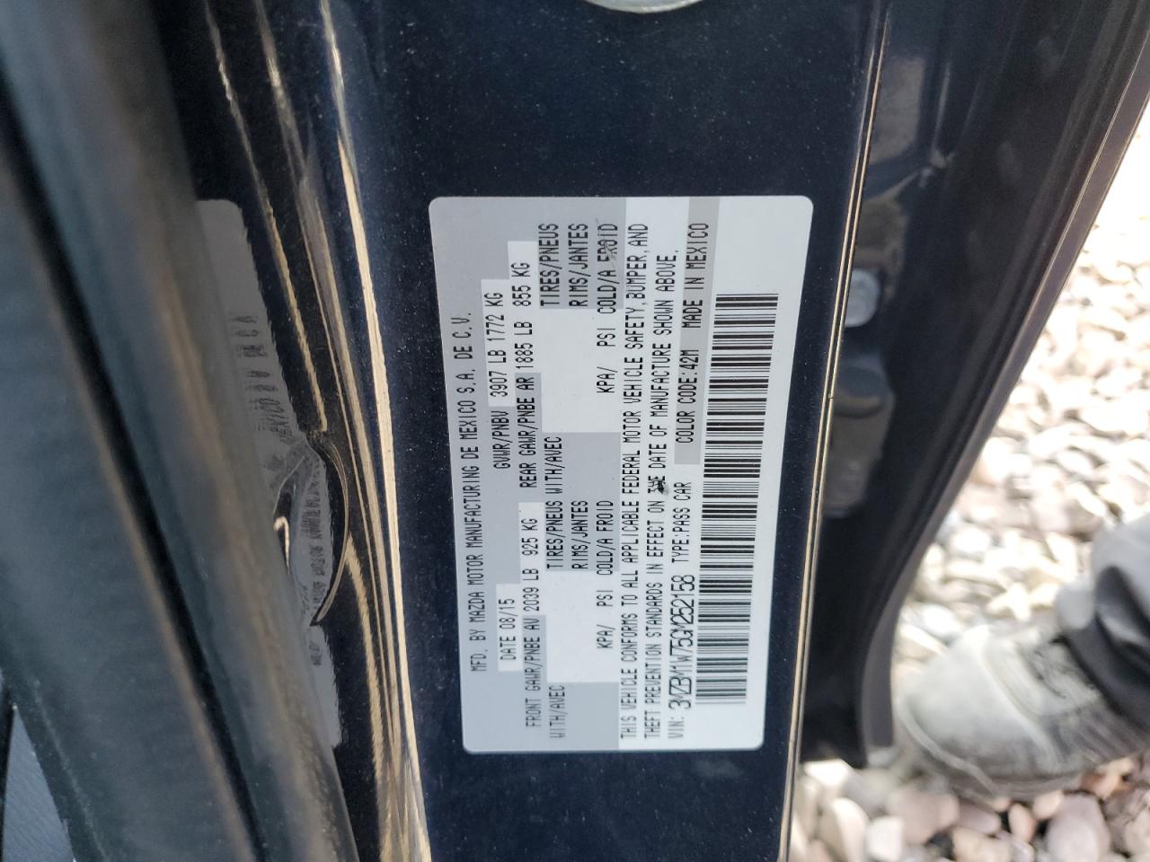 3MZBM1W75GM252158 2016 Mazda 3 Touring