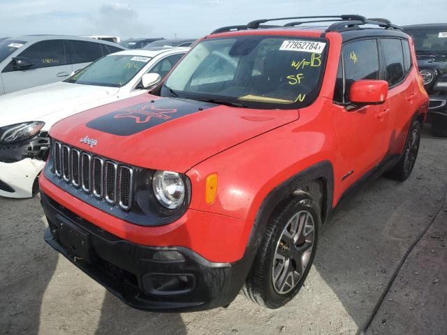 2016 Jeep Renegade Latitude للبيع في Riverview، FL - Water/Flood