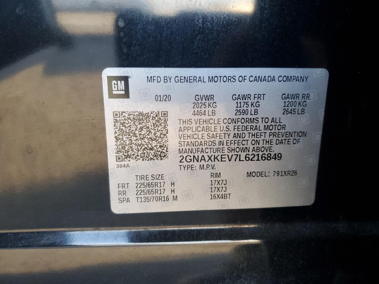 2020 Chevrolet Equinox - Image 13