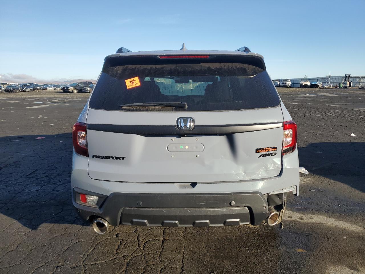 2022 Honda Passport Trail Sport VIN: 5FNYF8H68NB001625 Lot: 78742234