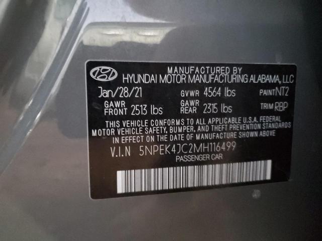 5NPEK4JC2MH116499 Hyundai Sonata N L 13