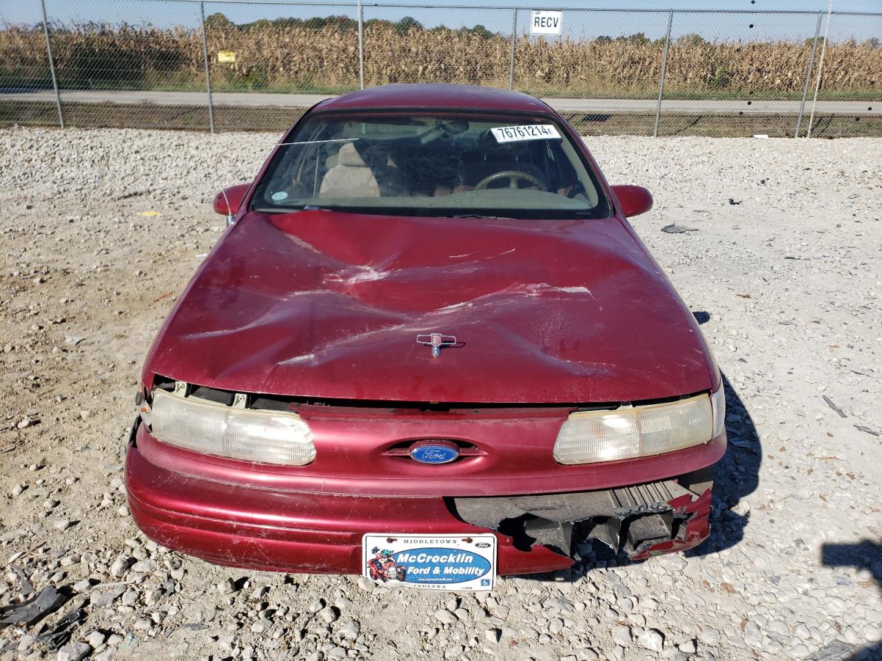 1995 Ford Taurus Gl VIN: 1FALP52U4SG166768 Lot: 76761214