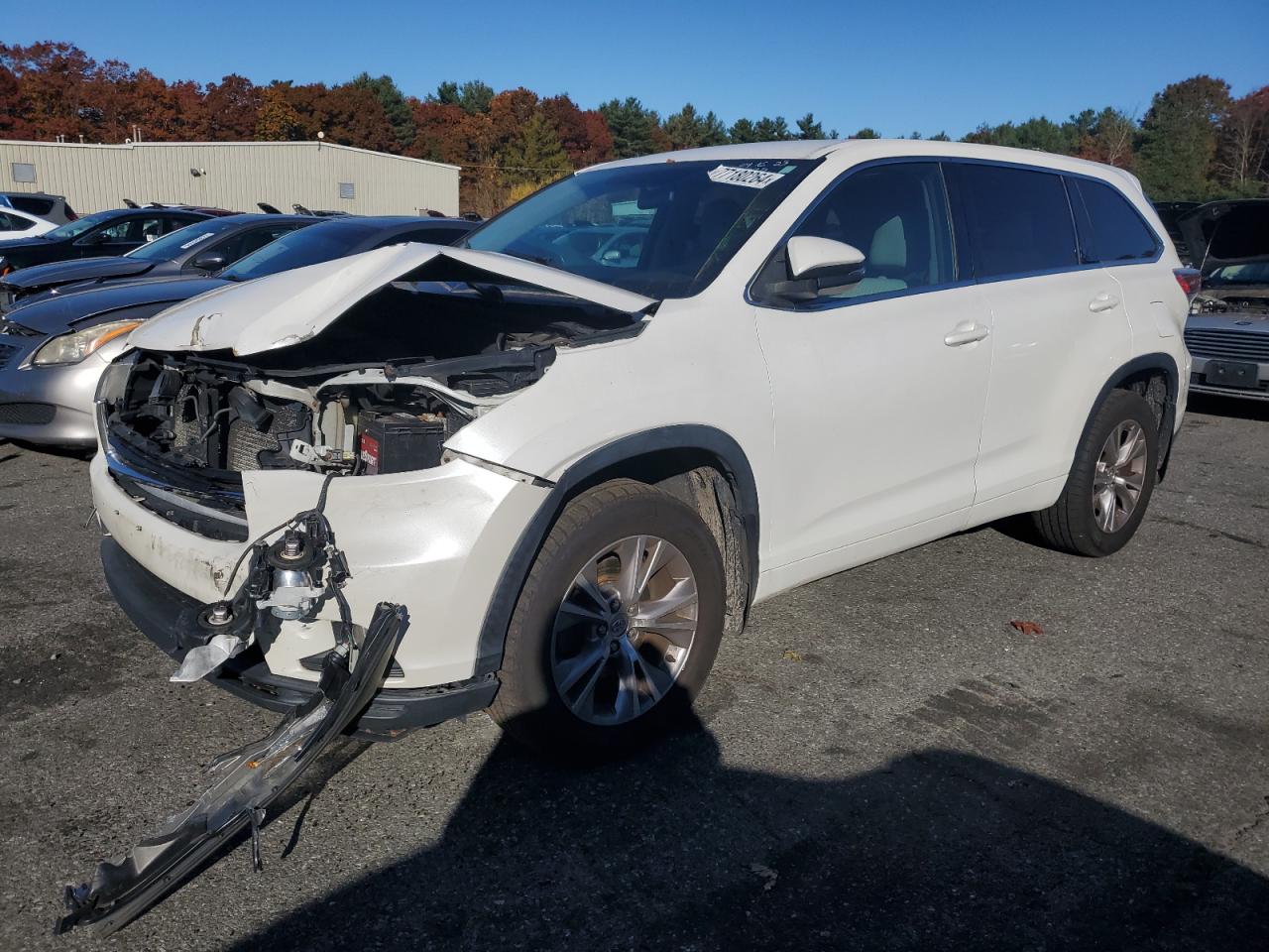 2015 Toyota Highlander Le VIN: 5TDBKRFH9FS160839 Lot: 77180264