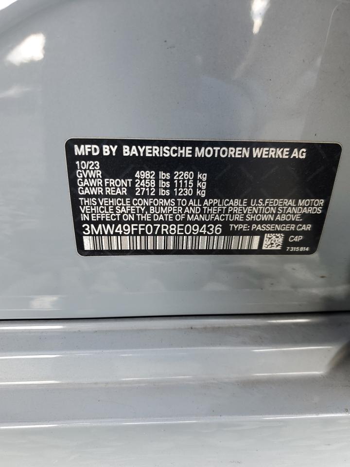 3MW49FF07R8E09436 2024 BMW M340Xi