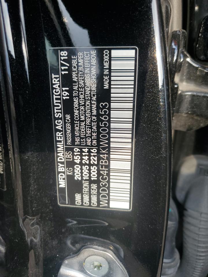 WDD3G4FB4KW005653 2019 Mercedes-Benz A 220 4Matic