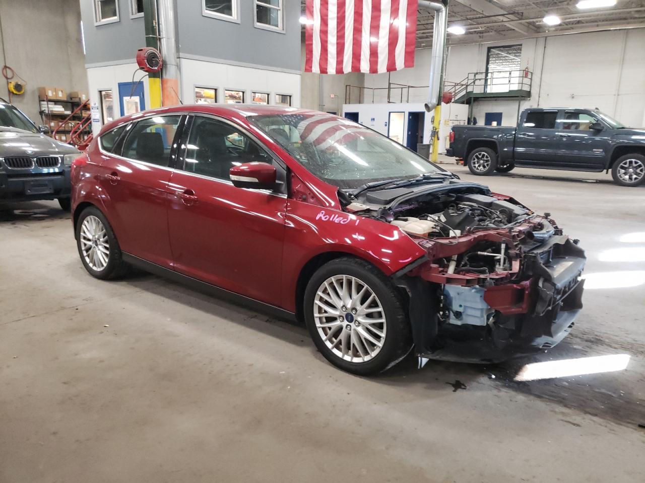 2014 Ford Focus Titanium VIN: 1FADP3N29EL341157 Lot: 76003604