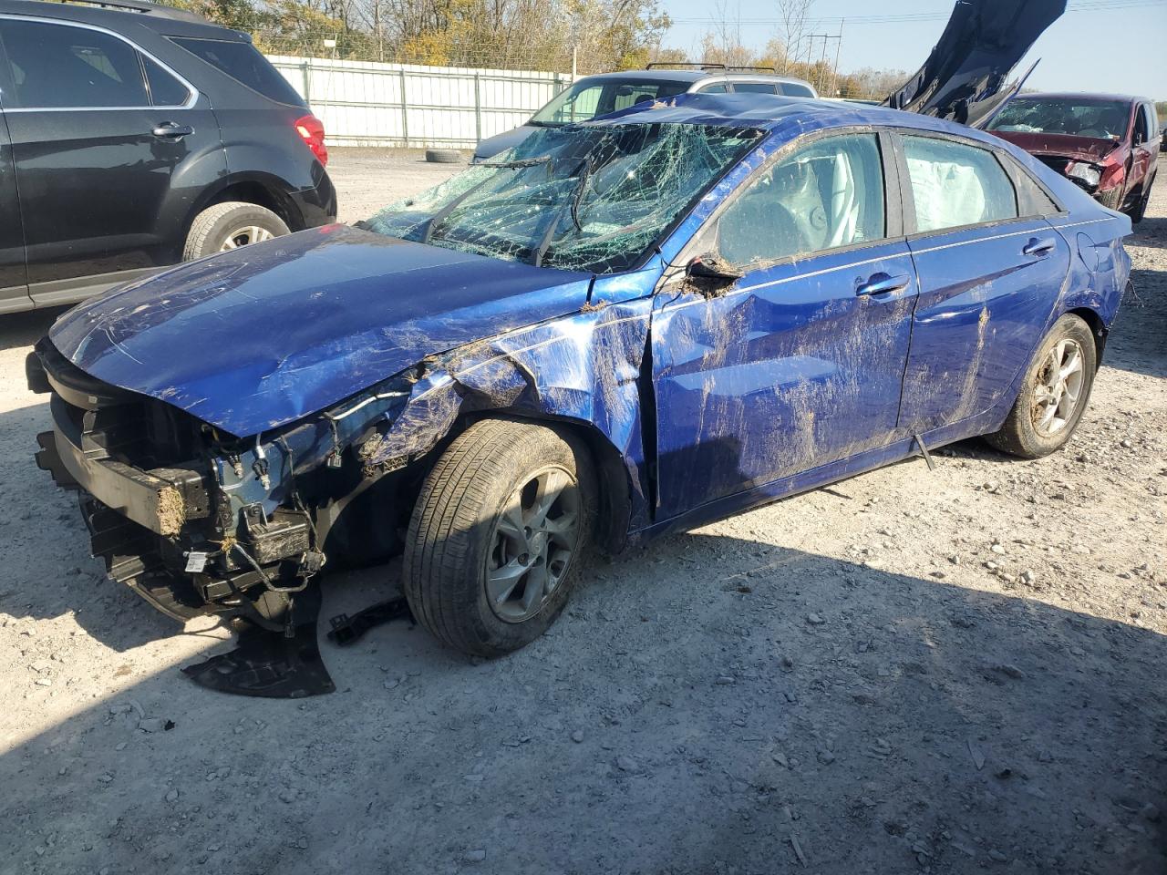 2021 Hyundai Elantra Se for Sale in Leroy, NY - Rollover