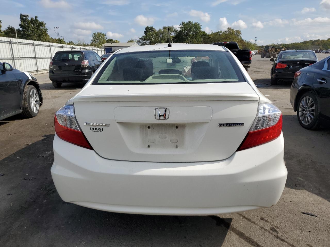 2012 Honda Civic Hybrid VIN: JHMFB4F24CS009697 Lot: 72835754