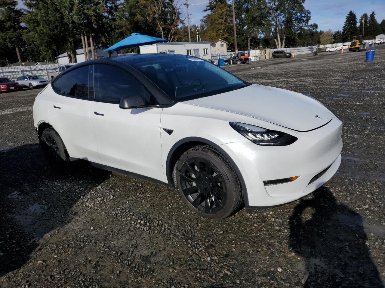 VIN 7SAYGDEE0NF341498 2022 TESLA MODEL Y no.4